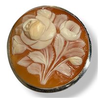 Broche Mandile 1922 Femme Cammei  in Argent Conchiglia 2MSPCM162.2